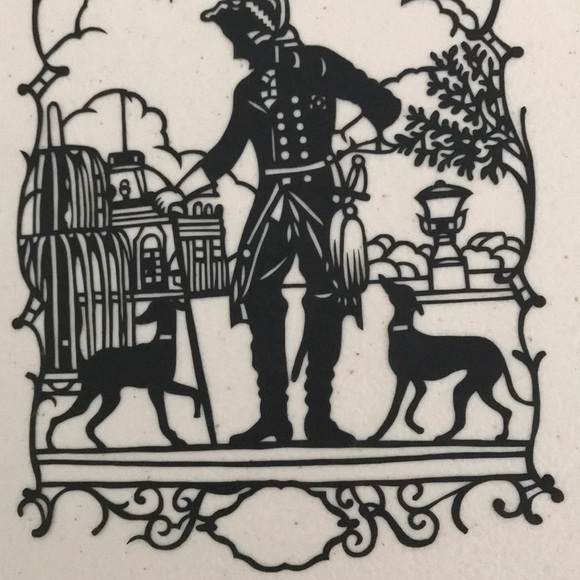 🔥ON SALE🔥Man & Dog 💖 Handmade PaperCut Silhouette Scherenschnitte - Picture 4 of 6